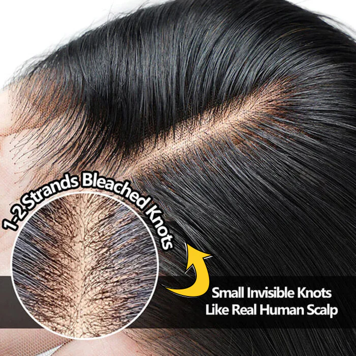 13x4 Pre-All HD Lace Front Wig Body Wave/Straight Secure Wear Go Glueless Human Hair Wigs - Image 6