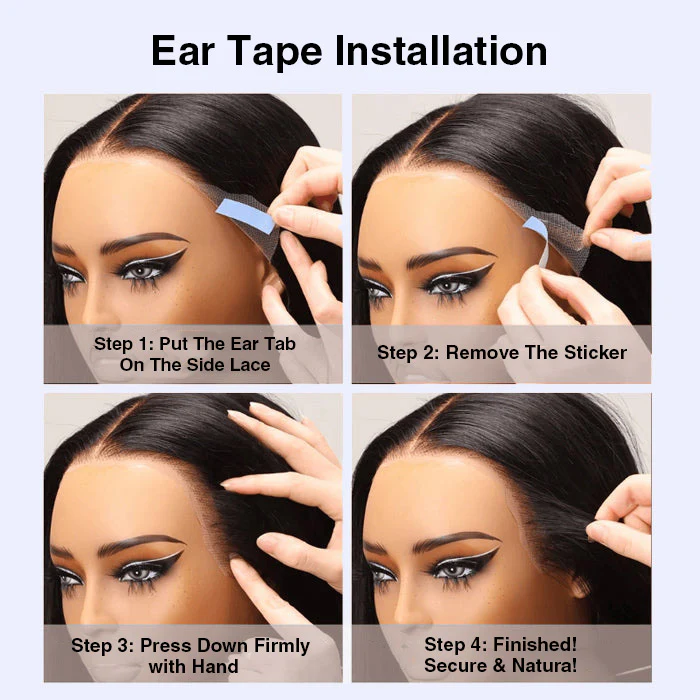 13x4 Pre-All HD Lace Front Wig Body Wave/Straight Secure Wear Go Glueless Human Hair Wigs - Image 9