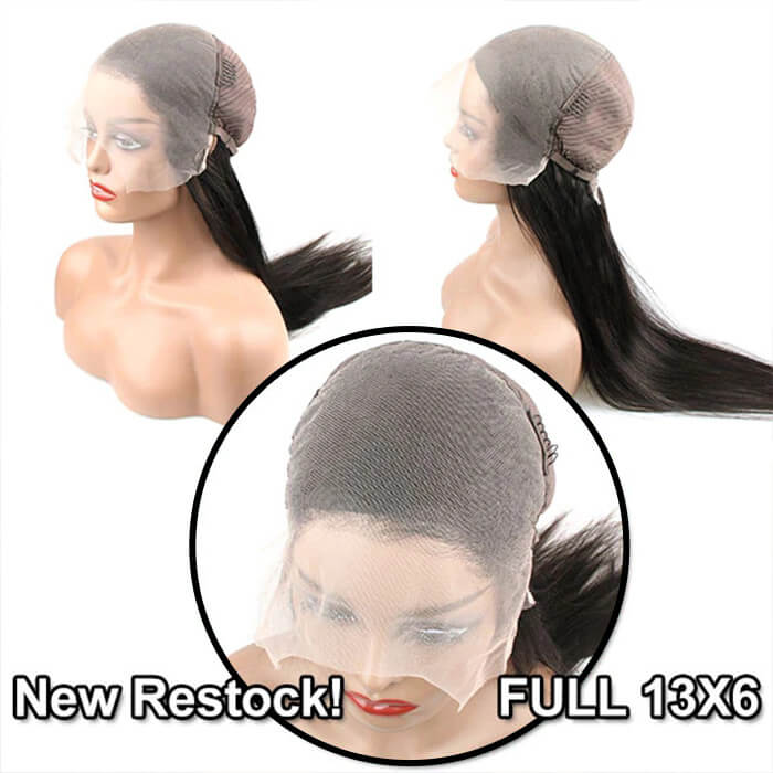 13x6 HD Full Lace Frontal Wigs Invisible HD Lace Body Wave Front Wigs Pre Bleached Knots Plucked Hairline - Image 3