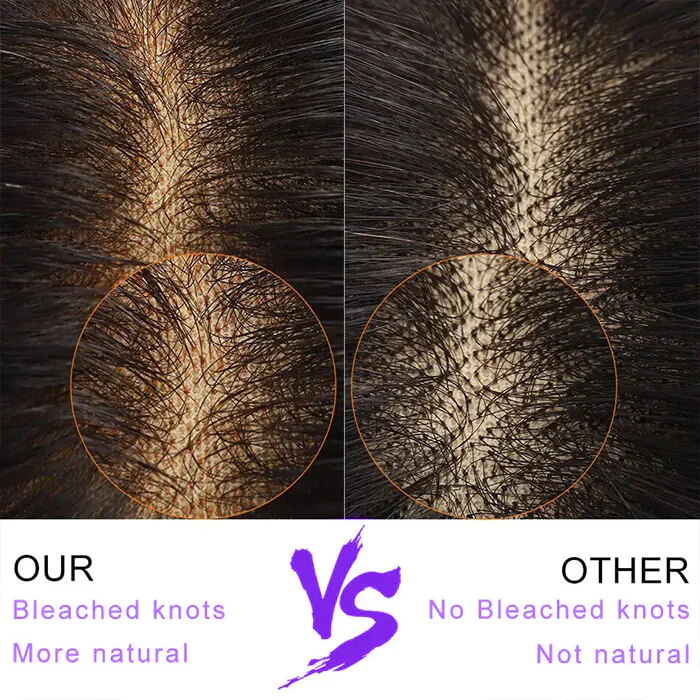 13x6 HD Full Lace Frontal Wigs Invisible HD Lace Curly Front Wigs Pre Bleached Knots Plucked Hairline - Image 3