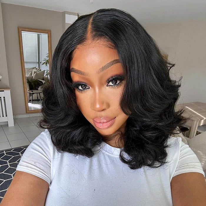 Exclusive Flash | Straight Bob Pre Cut 8x5 Lace Glueless Wig 220% Density Special Offer - Image 2