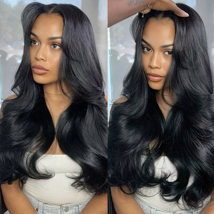 [$239 = 2 Wigs] Invisi-String 360 Lace Frontal 4C Edge Kinky Straight & Body Wave Wig Special Offer - Image 7
