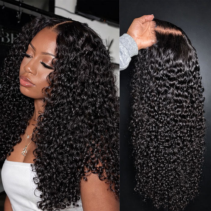 2Wigs $189 | Reddish Brown Curly Glueless Wig + Natural Color 8x5 Pre Cut Lace Curly Wig Special Offer - Image 5