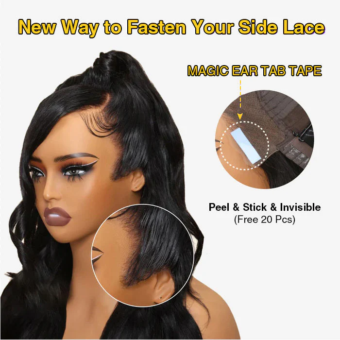 3D Body Wave Pre All Wig Real Ear To Ear Pre-Cut Lace Pre-Plucked Pre-Bleached Glueless Wig - Image 8
