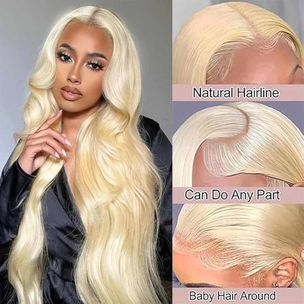 Clearance Sale | #613 Honey Blonde Body Wave 5x5 HD Lace Closure Human Hair Wigs Special Offer - Image 3