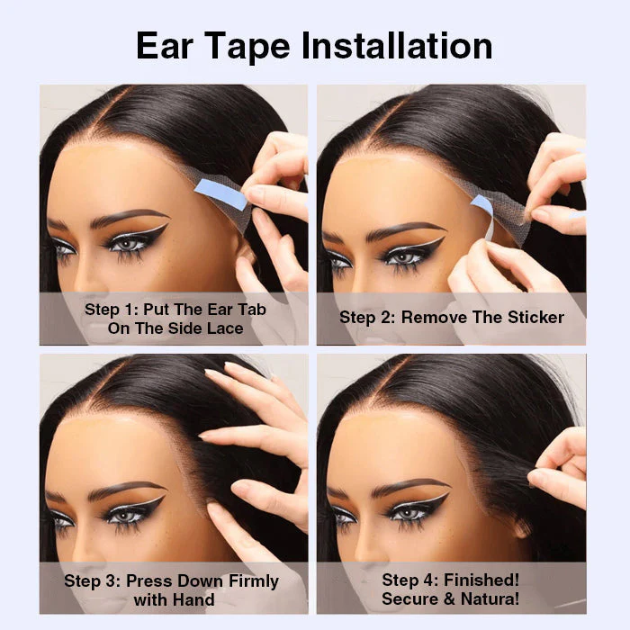 Balayage Pre All Glueless Wig P1B/27 Highlight Blonde Body Wave/Straight Human Hair Wigs 13x4 HD Lace Wig - Image 11