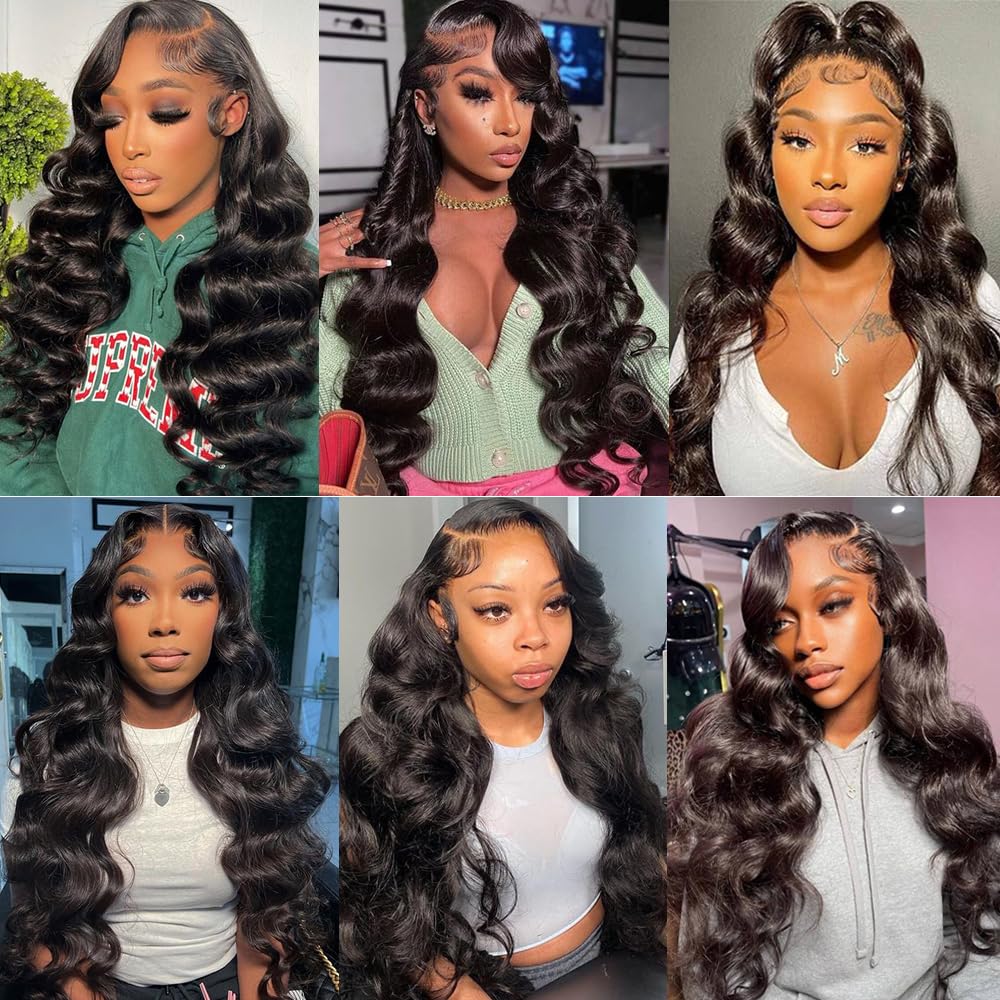 Body Wave Human Hair 3 Bundles With 4x4 Lace Closure - Image 7