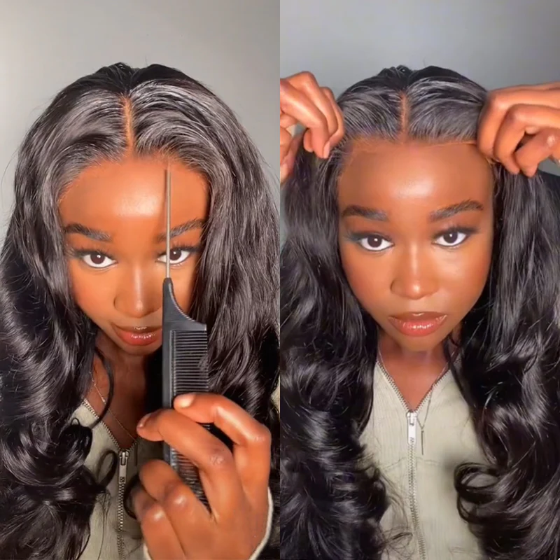 Put On And Go Glueless Lace Closure Wig Pre Cut HD Lace with Natural Hairline Beginner Friendly - Image 3