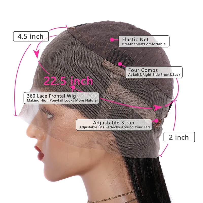 Subella Bouncy Loose Wave HD Transparent Lace Front Wigs Unprocessed Glueless Human Hair Wig - Image 5