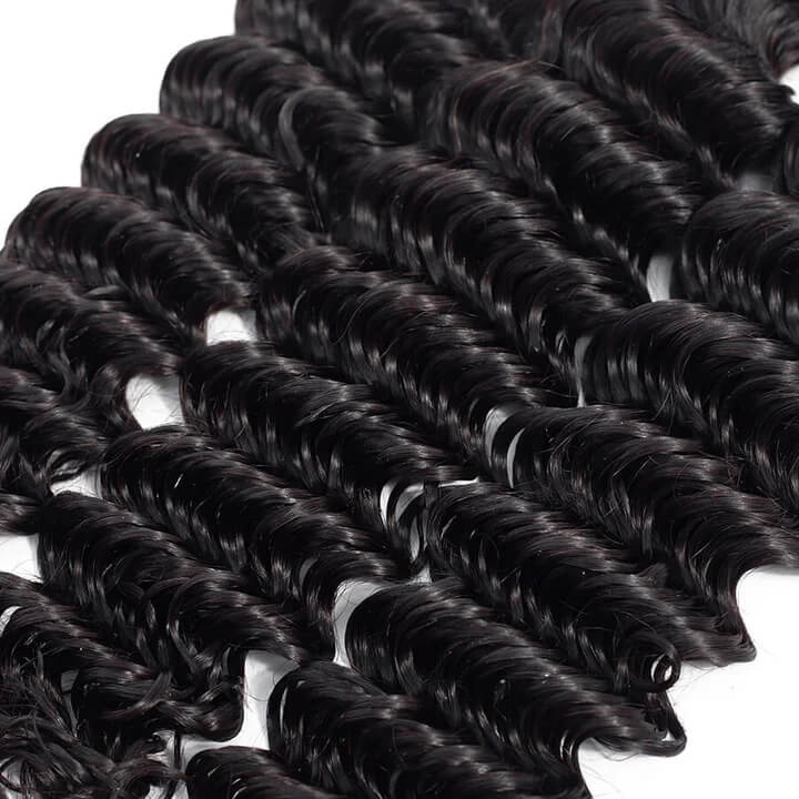 Deep Wave Virgin Hair Unprocessed Deep Wave Human Hair 3 Bundles - Image 5