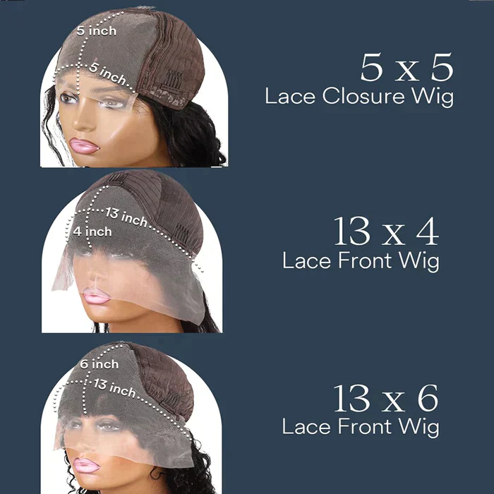 Curtain Bangs Wigs Blue Colored Body Wave Human Hair Wig 13x4/5x5 HD Lace Closure Human Hair Wig - Image 6