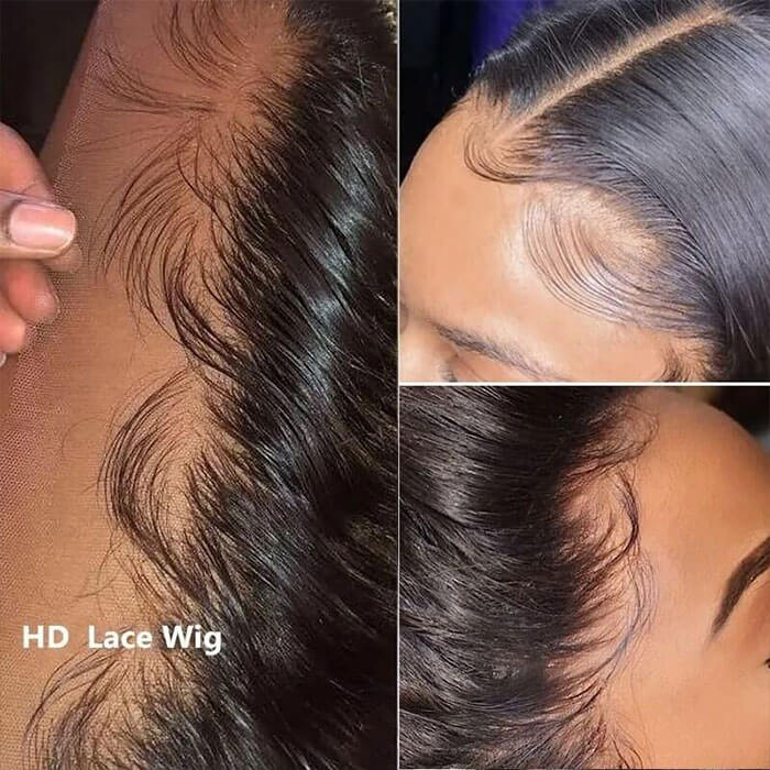 HD Lace Wigs Glueless Kinky Curly Wigs 4x4 Lace Closure Wigs - Image 3