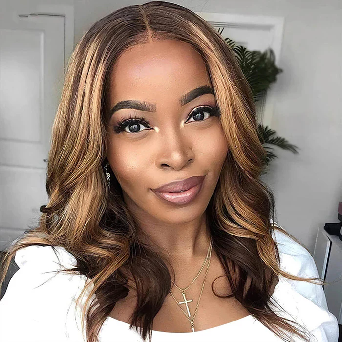 Highlight Blonde Bob Wig Pre Plucked 13x4 13x6 HD Lace Front Body Wave Human Hair Short Bob Wigs - Image 5