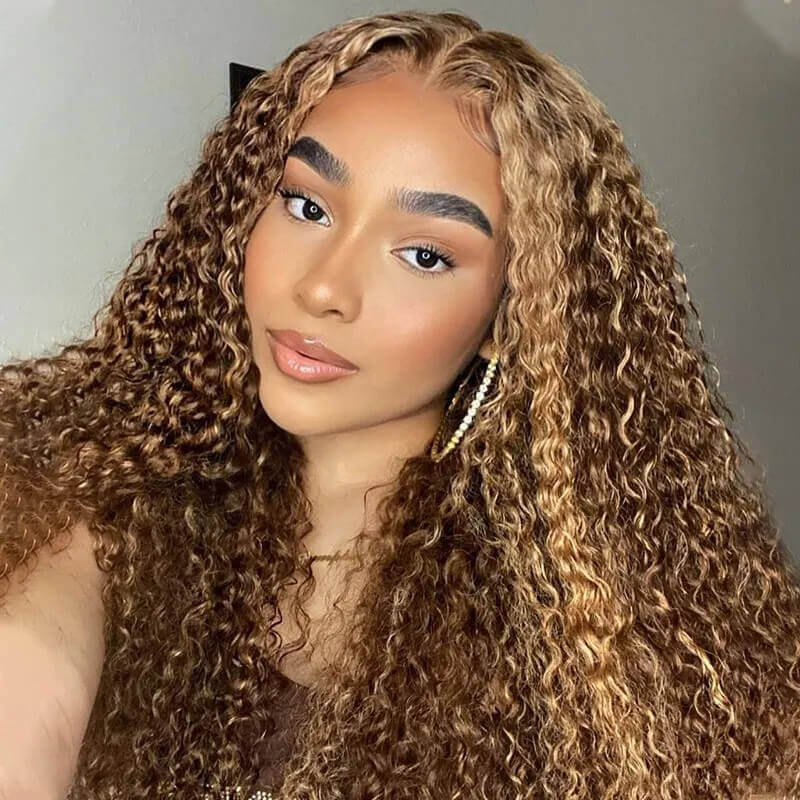 Highlight Wigs #4/27 Straight/Body Wave Upgrade 8x5 Pre Cut HD Lace Put On And Go Glueless Human Hair Wigs - Image 4