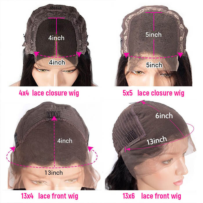 Ombre Brown Color Straight Human Hair Wigs Glueless HD Lace Wigs - Image 7