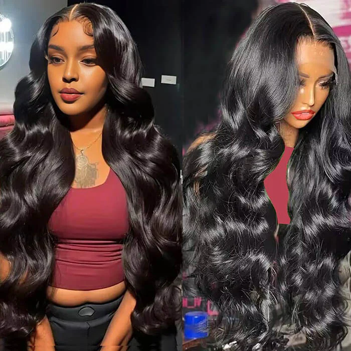 [BOGO] Skin Melt Body Wave 13x4 HD Lace Front Human Hair Wigs with Bleached Knots Special Offer - Image 3