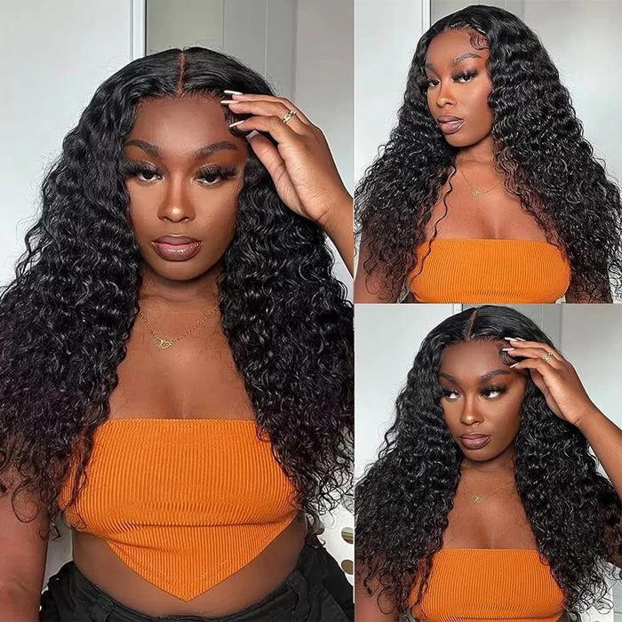 220% Density Pre Plucked Jerry Curly HD Lace Wig 4x4 Lace Closure Human Hair Wigs for Women Special Offer - Image 4