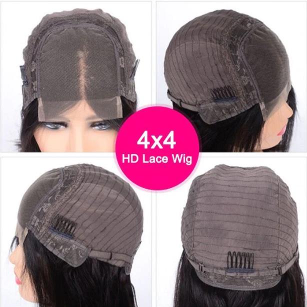220% Density Pre Plucked Jerry Curly HD Lace Wig 4x4 Lace Closure Human Hair Wigs for Women Special Offer - Image 5