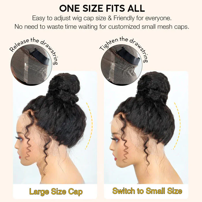 Put On & Go Upgraded Hidden Strap Snug Fit 360 Lace Frontal Wig Glueless Human Hair Wigs Special Offer - Image 13