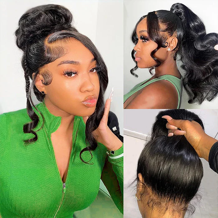 Put On & Go Upgraded Hidden Strap Snug Fit 360 Lace Frontal Wig Glueless Human Hair Wigs Special Offer - Image 9