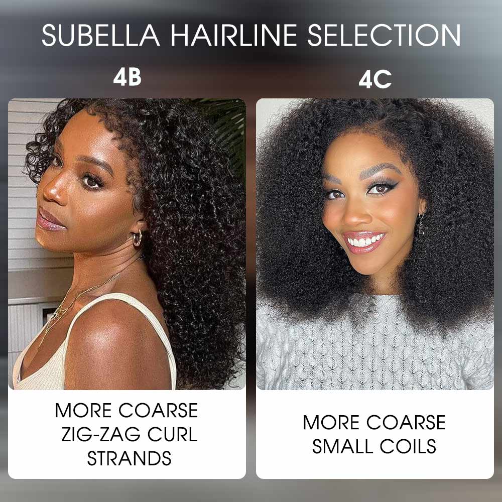 Luxury 350% Density Relastic 4C Hairline Kinky Edges Spiral Curly Glueless Ombre Highlight Lace Front Wig - Image 7