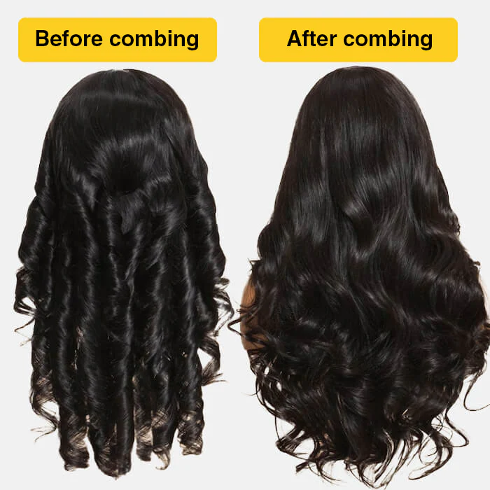 Romance Curl 3D Body Wave Skinlike Pre Cut HD Lace Front Wig Pre Bleached Knots Glueless Wig - Image 6