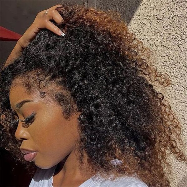 4C Hairline Wigs Kinky Curly Wigs 13x4/ 4x4/ 8x5 HD Lace Front Wig With Curly Baby Hair Realistic Hairline - Image 5