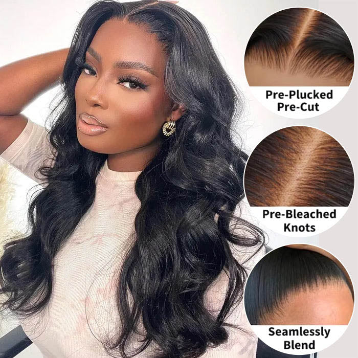 [BOGO] Skin Melt Body Wave 13x4 HD Lace Front Human Hair Wigs with Bleached Knots Special Offer - Image 5