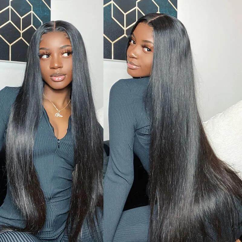 Straight 5*5 Wigs Realistic HD Transparent 5*5 Lace Closure Wig | SUBELLA HAIR - Image 4