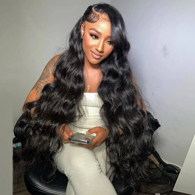 Body Wave HD Invisible 13x4 Lace Front Human Hair Wigs Pre Plucked Brazilian Virgin Hair - Image 6