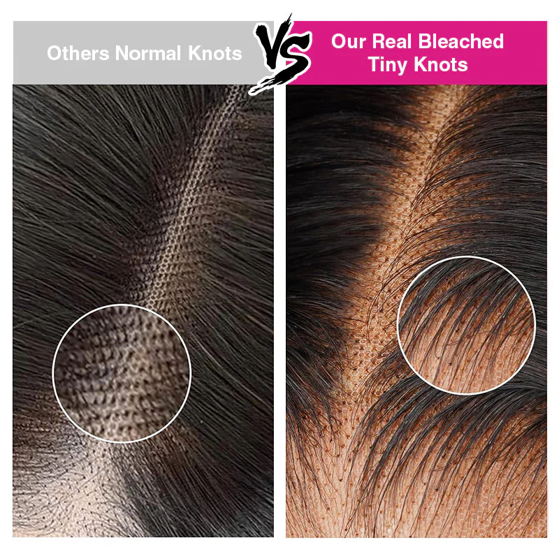 Subella Hair Ready and Go Glueless Wigs Pre Cut 8x5 HD Lace Body Wave Wig Undetectable Lace Closure Pre Bleached Knots Human Hair Wigs - Image 8