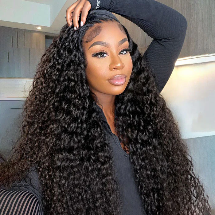 Exclusive Flash | Water Wave 13x6 Lace Front Wig Pre Plucked Natural Hairline Special Offer - Image 4